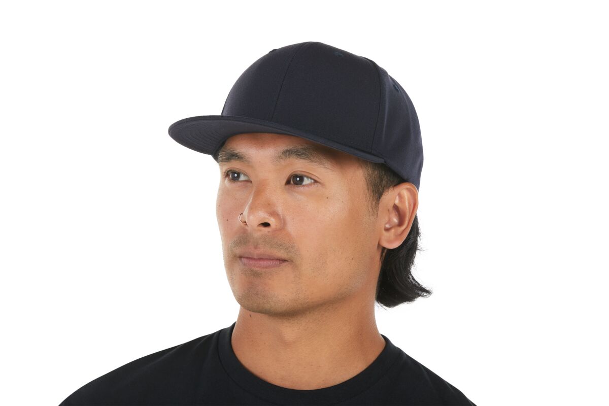 recycled-poly-classic-6-panel-hat-t1 WebPDP-HAT001215_Recycled_Poly_Classic_6Panel_Hat_Tidal_Blue_Studio_Harper_Studios_0723_Side__HAT001215OS.jpg